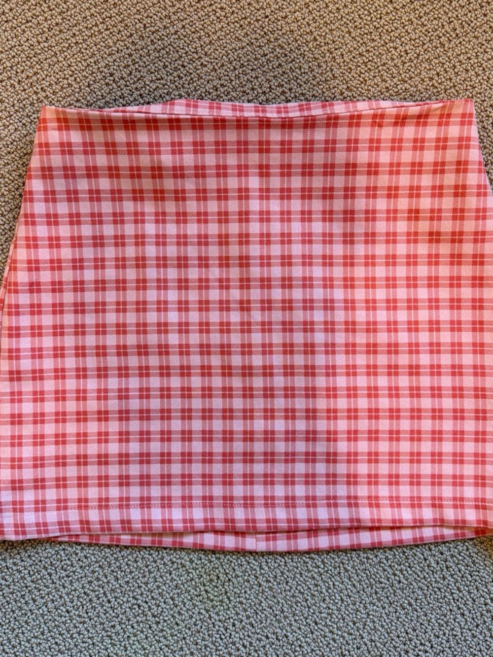 Urban Outfitters Pink Gingham Mini Skirt - Picture 2 of 4